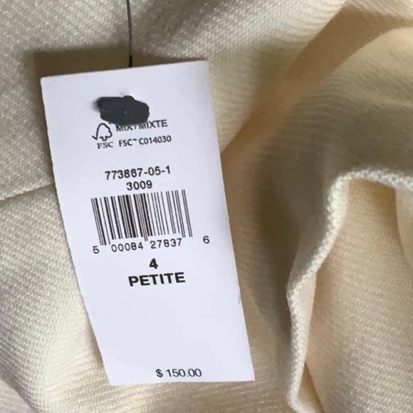 NWT Banana Republic Italian Wool Straight Leg Pant - Picture 5 of 8